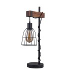Lampy stołowe loftowe - industrialne - Italux Reda 1xE27 Biurkowa Czarny mat TB-4793-1-L - product 1
