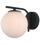 Kinkiety w stylu skandynawskim - Italux Raddi 1xG9 Kinkiet Czarny WL-5510-1-BK - product 1