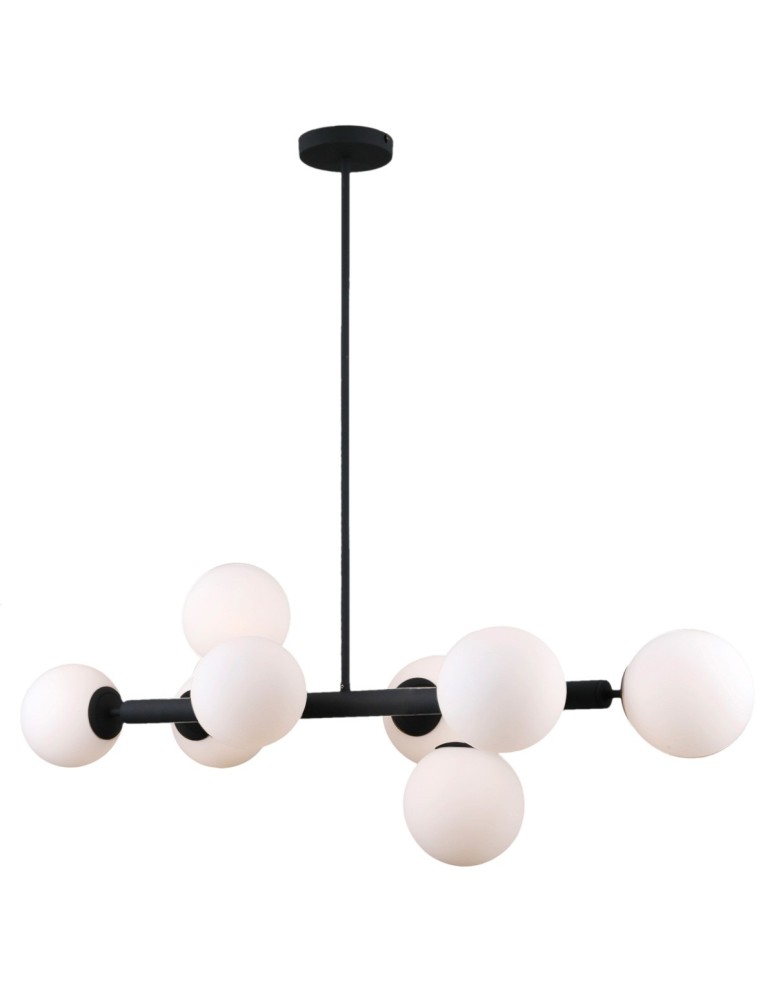 Lampy wiszące - Italux Raddi 8xG9 Wisząca Czarny PNS-5510-8-BK - product kolory-swiatla.pl 2