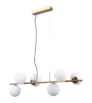 Lampy wiszące - Italux Raddi 6xG9 Wisząca Złoty PND-5510-6-HBR - product 1