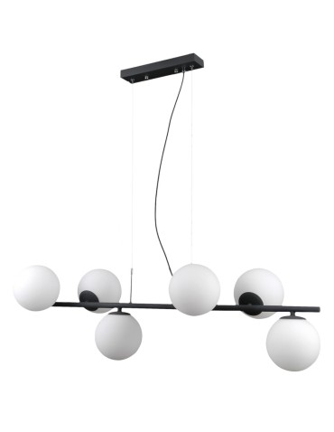 Italux Raddi 6xG9 Wisząca Czarny PND-5510-6-BK