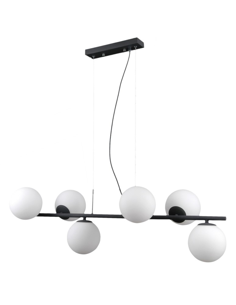 Italux Raddi 6xG9 Wisząca Czarny PND-5510-6-BK