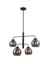 Italux Poggi 4xE27 Wisząca Czarny mat PND-28028-4D