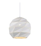 Lampy wiszące - Italux Palermo 1xE27 Wisząca Biały PND-2424-1L-WH - product 1