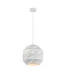Lampy wiszące - Italux Palermo 1xE27 Wisząca Biały PND-2424-1L-WH - product 2
