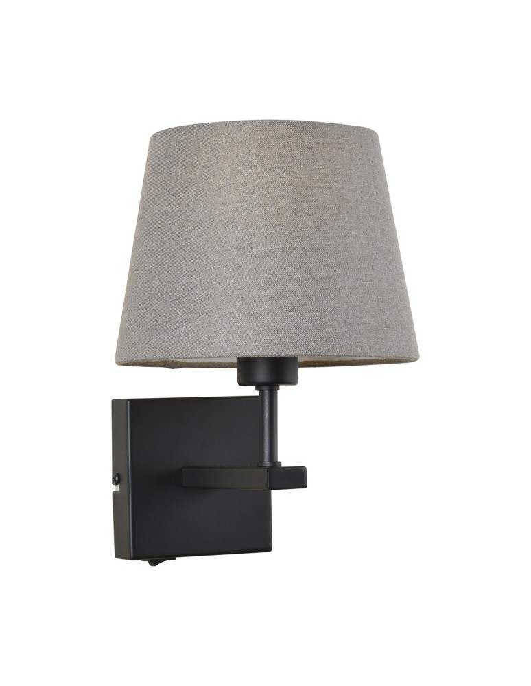 Italux Norte 1xE27 Kinkiet Czarny mat WL-1122-1-A-BM-RO-GR