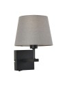 Italux Norte 1xE27 Kinkiet Czarny mat WL-1122-1-A-BM-RO-GR
