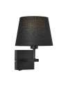 Italux Norte 1xE27 Kinkiet Czarny mat WL-1122-1-A-BM-RO-BL