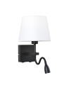 Italux Norte E27+LED 60W+3W 350lm 3000K Kinkiet WL-1122-2-BL-BM-RO-WH