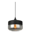 Lampy wiszące - Italux Molina 1xE27 Wisząca Czarny MDM-2380/1 BK+SG - product 1