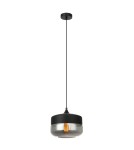 Lampy wiszące - Italux Molina 1xE27 Wisząca Czarny MDM-2380/1 BK+SG - product 2