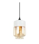 Lampy wiszące - Italux Molina 1xE27 Wisząca Czarny MDM-2377/1 W+AMB - product 1