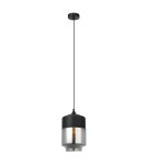 Lampy wiszące - Italux Molina 1xE27 Wisząca Czarny MDM-2377/1 BK+SG - product 2