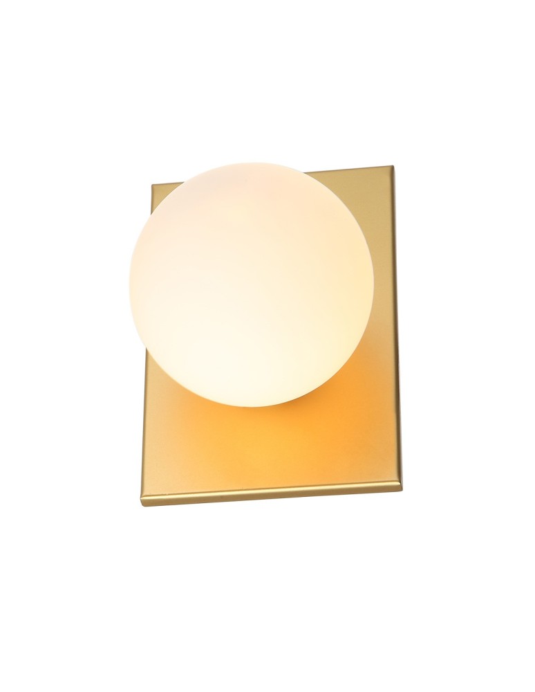 Italux Mediamo 1xG9 Kinkiet Złoty MBM-4597/1 GD Italux Mediamo 1xG9 Kinkiet Złoty MBM-4597/1 GD