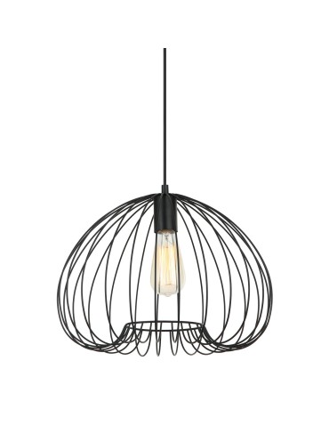 Italux Meddi 1xE27 Wisząca Czarny MDM-4583-1 BK