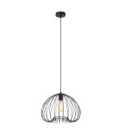 Lampy wiszące loftowe - Italux Meddi 1xE27 Wisząca Czarny MDM-4583-1 BK - product 2
