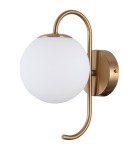 Kinkiety w stylu skandynawskim - Italux Gela 1xG9 Kinkiet Mosiężny miodowy WL-5500-1-HBR - product 1
