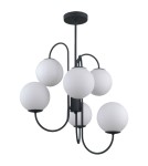 Żyrandole retro - Italux Gela 6xG9 Wisząca Czarny PND-5500-6-BK - product 1