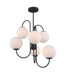 Żyrandole retro - Italux Gela 6xG9 Wisząca Czarny PND-5500-6-BK - product 2