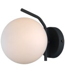 Kinkiety w stylu skandynawskim - Italux Carimi 1xG9 Kinkiet Grafitowy WL-3300-1-BK - product 2