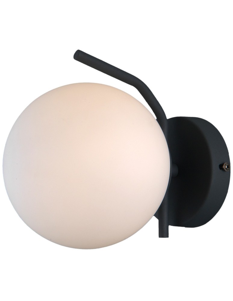 Kinkiety w stylu skandynawskim - Italux Carimi 1xG9 Kinkiet Grafitowy WL-3300-1-BK - product kolory-swiatla.pl 2