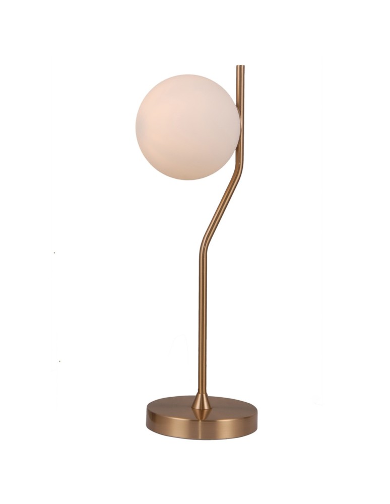 Lampy stołowe nowoczesne - Italux Carimi 1xG9 Biurkowa Mosiężny miodowy TB-3300-1-HBR - product kolory-swiatla.pl 2