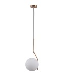 Lampy wiszące kule - Italux Carimi 1xE27 Wisząca Mosiężny miodowy PND-3300-1-HBR - product 2