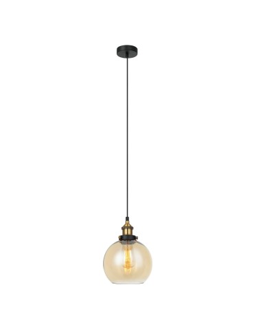 Italux Cardena 1xE27 Wisząca Czarny złoty MDM-4330/1 GD+AMB - produkt 2
