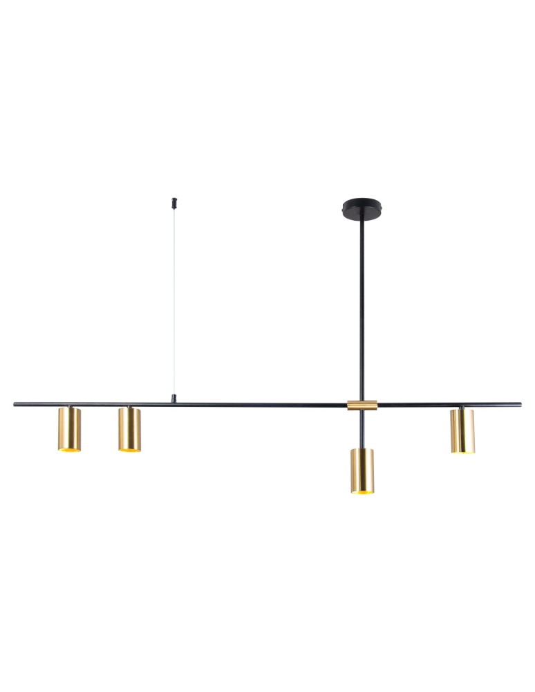 Italux Belmonte 4xGU10 Wisząca Czarny mosiężny PND-9152-4 Italux Belmonte 4xGU10 Wisząca Czarny mosiężny PND-9152-4