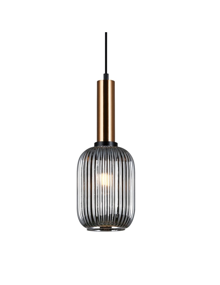Italux Antiola 1xE27 Wisząca Mosiężny PND-5588-1M-BRO+SG