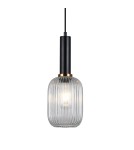 Italux Antiola 1xE27 Wisząca Czarny PND-5588-1M-BK+CL Italux Antiola 1xE27 Wisząca Czarny PND-5588-1M-BK+CL