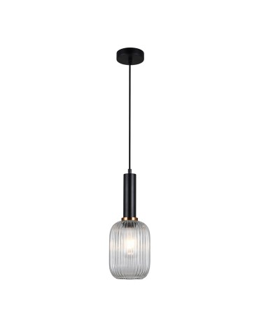 Italux Antiola 1xE27 Wisząca Czarny PND-5588-1M-BK+CL - produkt 2