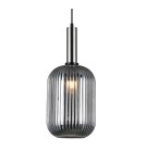 Lampy wiszące - Italux Antiola 1xE27 Wisząca Nikiel satynowany PND-5588-1L-SC+SG - product 1
