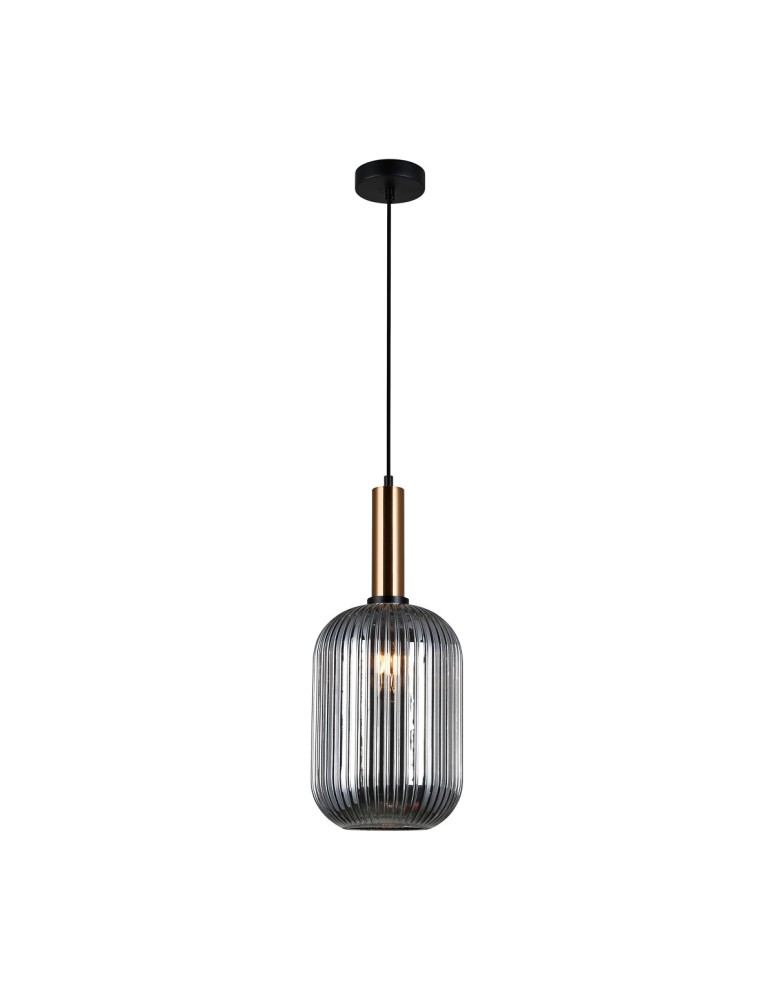 Italux Antiola 1xE27 Wisząca Mosiężny PND-5588-1L-BRO+SG