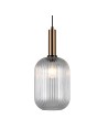 Italux Antiola 1xE27 Wisząca Mosiężny PND-5588-1L-BRO+CL