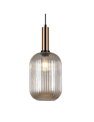 Italux Antiola 1xE27 Wisząca Mosiężny PND-5588-1L-BRO+AMB