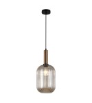 Lampy wiszące - Italux Antiola 1xE27 Wisząca Mosiężny PND-5588-1L-BRO+AMB - product 2