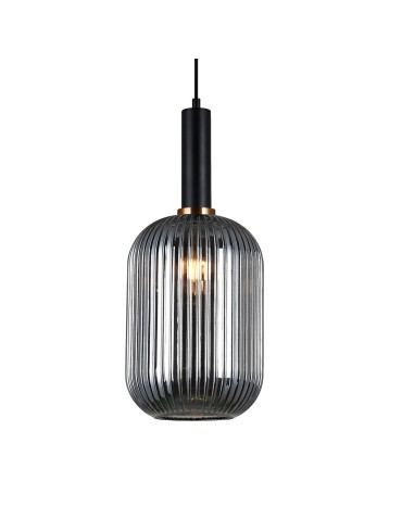 Italux Antiola 1xE27 Wisząca Czarny PND-5588-1L-BK+SG