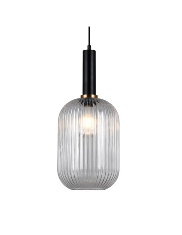 Italux Antiola 1xE27 Wisząca Czarny PND-5588-1L-BK+CL