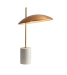 Lampy stołowe LED - Italux Vilai LED 4W 400lm 3000K Biurkowa Złoty Marmurowy TB-203342-1-GD - product 1