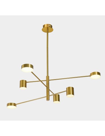 Italux Remdal LED 36W 2700lm 3000K Wisząca PND-16374-6 COP GD
