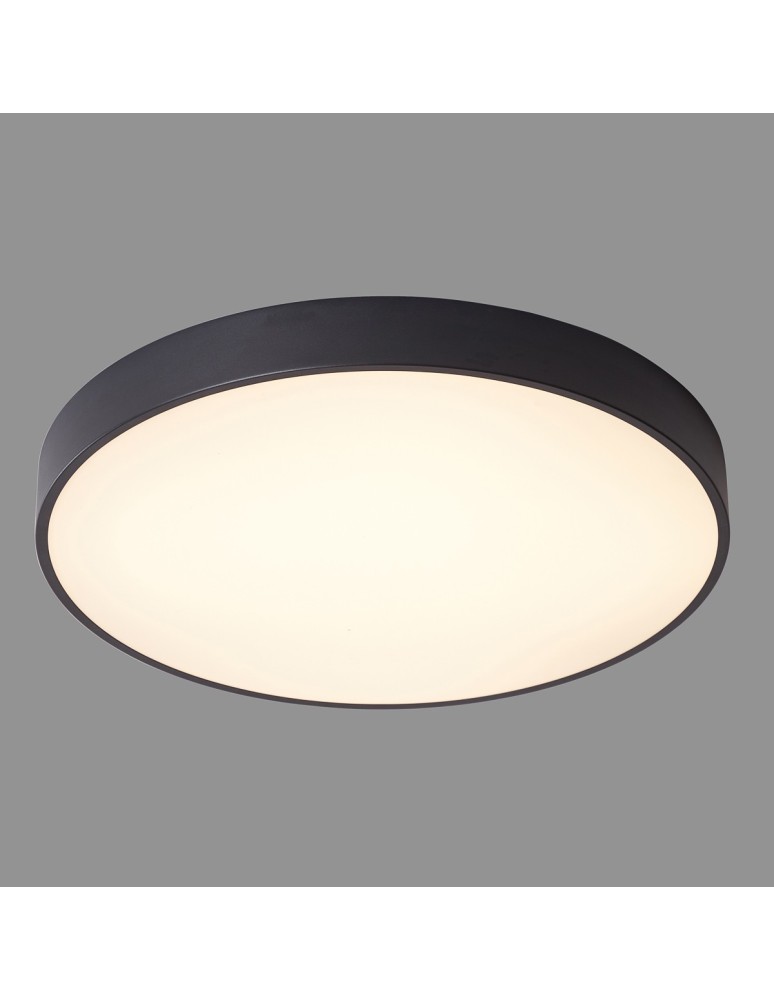 Italux Orbital LED 60W 3600lm 3000K Sufitowa Czarny Piaskowany 5361-860RC-BK-3