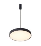 Lampy wiszące LED - Italux Orbital LED 30W 1800lm 3000K Wisząca Czarny Piaskowany 5361-830RP-BK-3 - product 1
