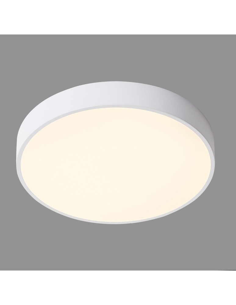 Plafony okrągłe - Italux Orbital LED 30W 1800lm 3000K Sufitowa Biały Piaskowany 5361-830RC-WH-3 - product kolory-swiatla.pl 3