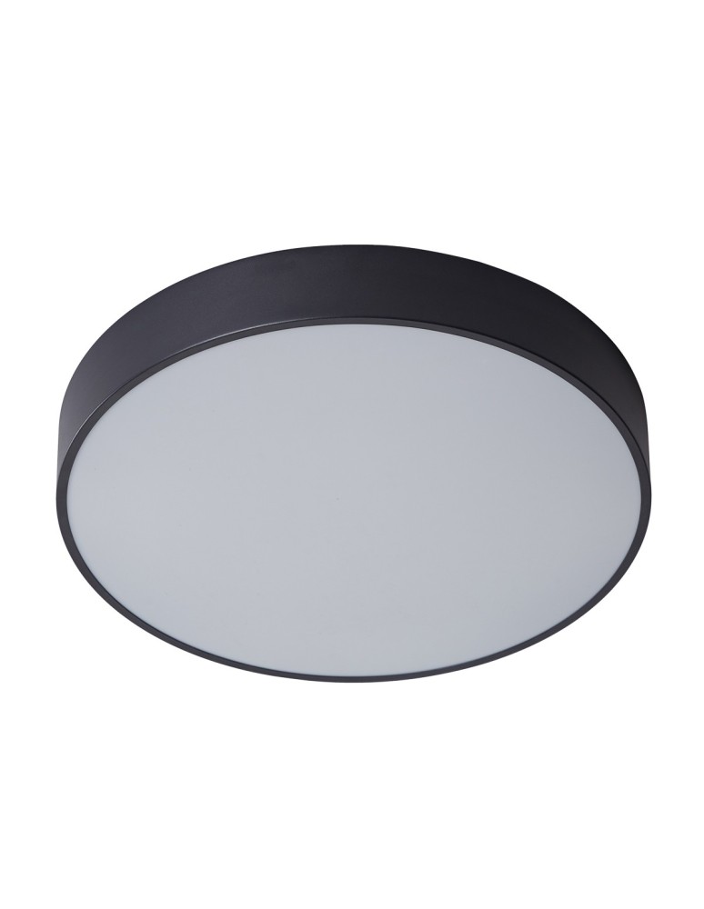 Plafony okrągłe - Italux Orbital LED 30W 1800lm 3000K Sufitowa Czarny Piaskowany 5361-830RC-BK-3 - product kolory-swiatla.pl 2