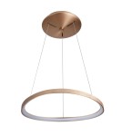 Lampy wiszące LED - Italux Morfi LED 48W 2640lm 3000K Wisząca Brązowe Złoto Szczotkowane 5355-848ROP-GB-3 - product 2