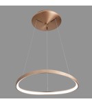 Lampy wiszące LED - Italux Morfi LED 48W 2640lm 3000K Wisząca Brązowe Złoto Szczotkowane 5355-848ROP-GB-3 - product 3
