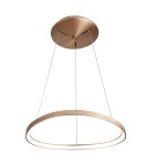 Lampy wiszące LED - Italux Morfi LED 48W 2640lm 3000K Wisząca Brązowe Złoto Szczotkowane 5355-848ROP-GB-3 - product 1