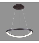 Lampy wiszące LED - Italux Morfi LED 48W 2640lm 3000K Wisząca Kawowy Szczotkowany 5355-848ROP-BC-3 - product 3