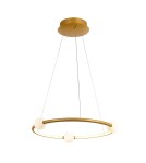 Lampy wiszące LED - Italux Lozanna LED 36W 2100lm 3000K Wisząca Brąz Antyczny PND-20112035-1A-GD - product 1